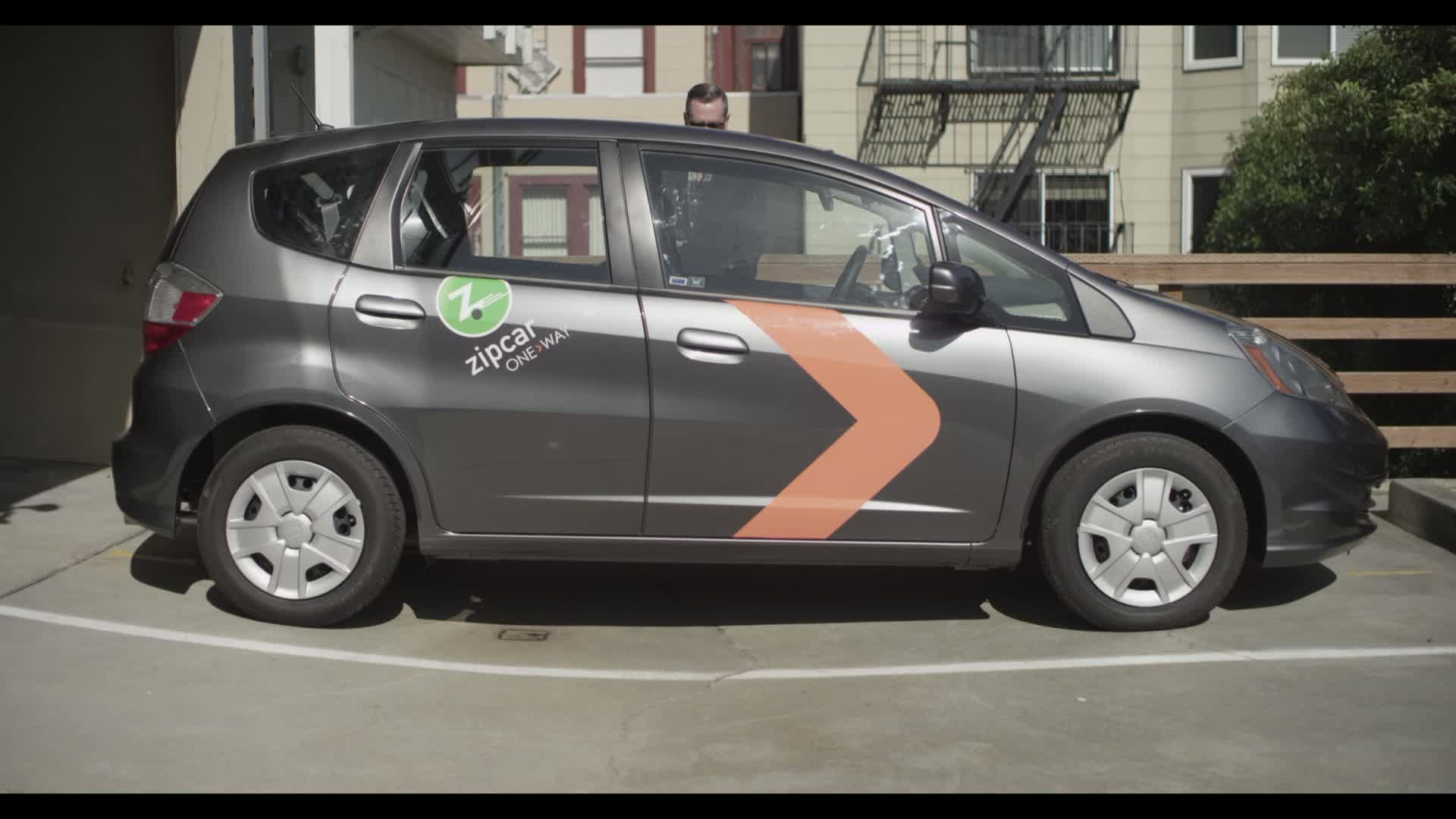 Zipcar ONE>WAY service exclusively features the Honda Fit